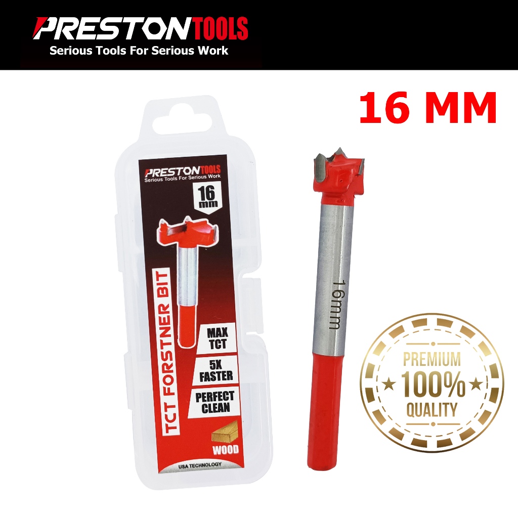 Jual MATA BOR KAYU FORSTNER BIT 16 MM TCT ENGSEL GELAP SENDOK
