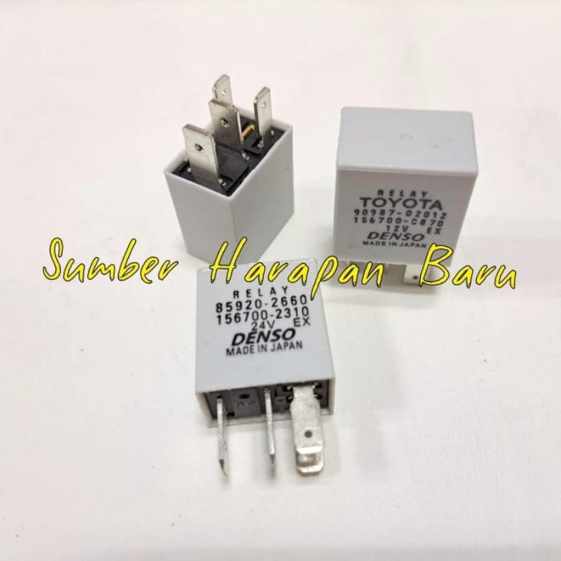 Jual Relay Denso V Kaki Pin Japan Ori Shopee Indonesia