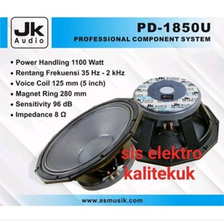 Speaker jk coustic 18 sales inch