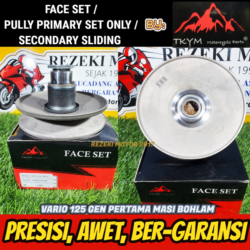 Jual Pully Puli Puly Only SET Secondary Sliding HONDA VARIO 125 150 OLD ...