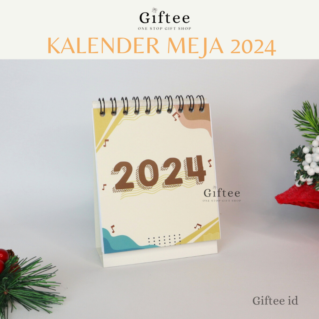 Jual KALENDER MEJA TAHUN 2024 CALENDAR TABLE DUDUK MINI CALENDER ...