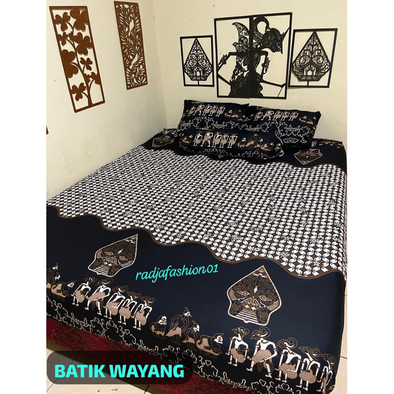 Jual Sprei Motif Batik Uk 120x200 Tinggi 20 Cm Shopee Indonesia 