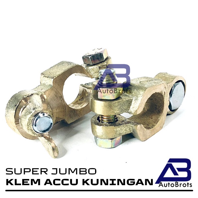 Jual Ready Stok.. Klem Accu Kuningan Super Jumbo Mobil Truk (Besar