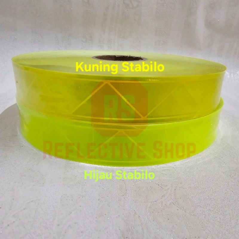 Jual Scotchlite PVC Motif Segitiga 2,5 cm isi 50 Meter / Scotlight ...