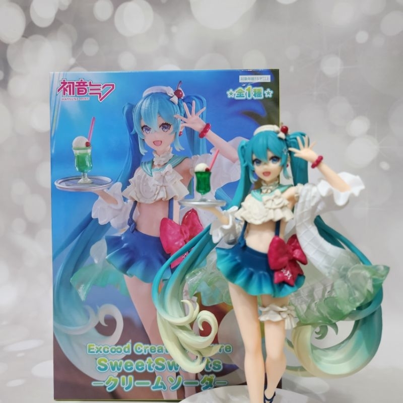 Mô Hình Hatsune Miku Sweetsweet Cream Soda Exceed Creative Figure Furyu I2446725573