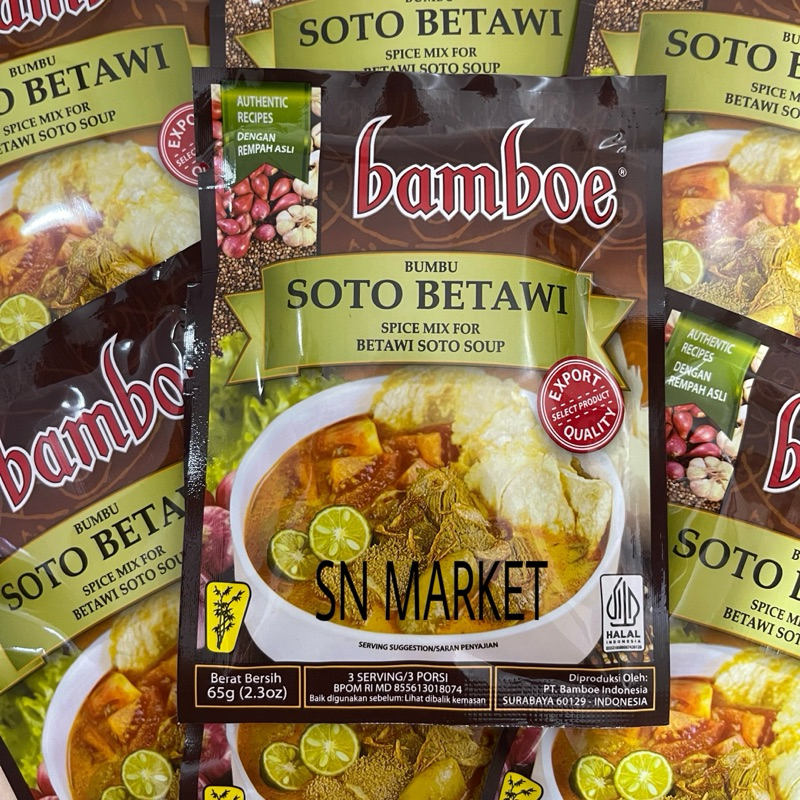 Jual Bamboe Bumbu Soto Betawi 65 Gr Shopee Indonesia