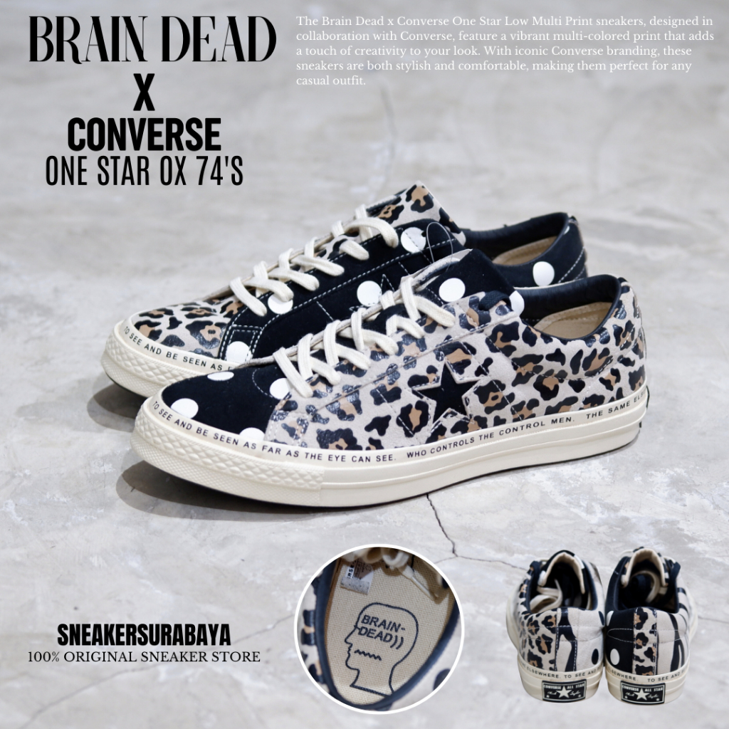 Jual CONVERSE ONE STAR X BRAIN DEAD | Shopee Indonesia