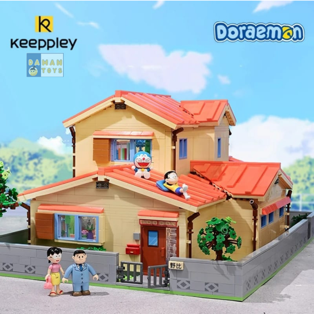 Jual Keeppley 20422 Rumah Nobita Besar Bricks Doraemon Big House