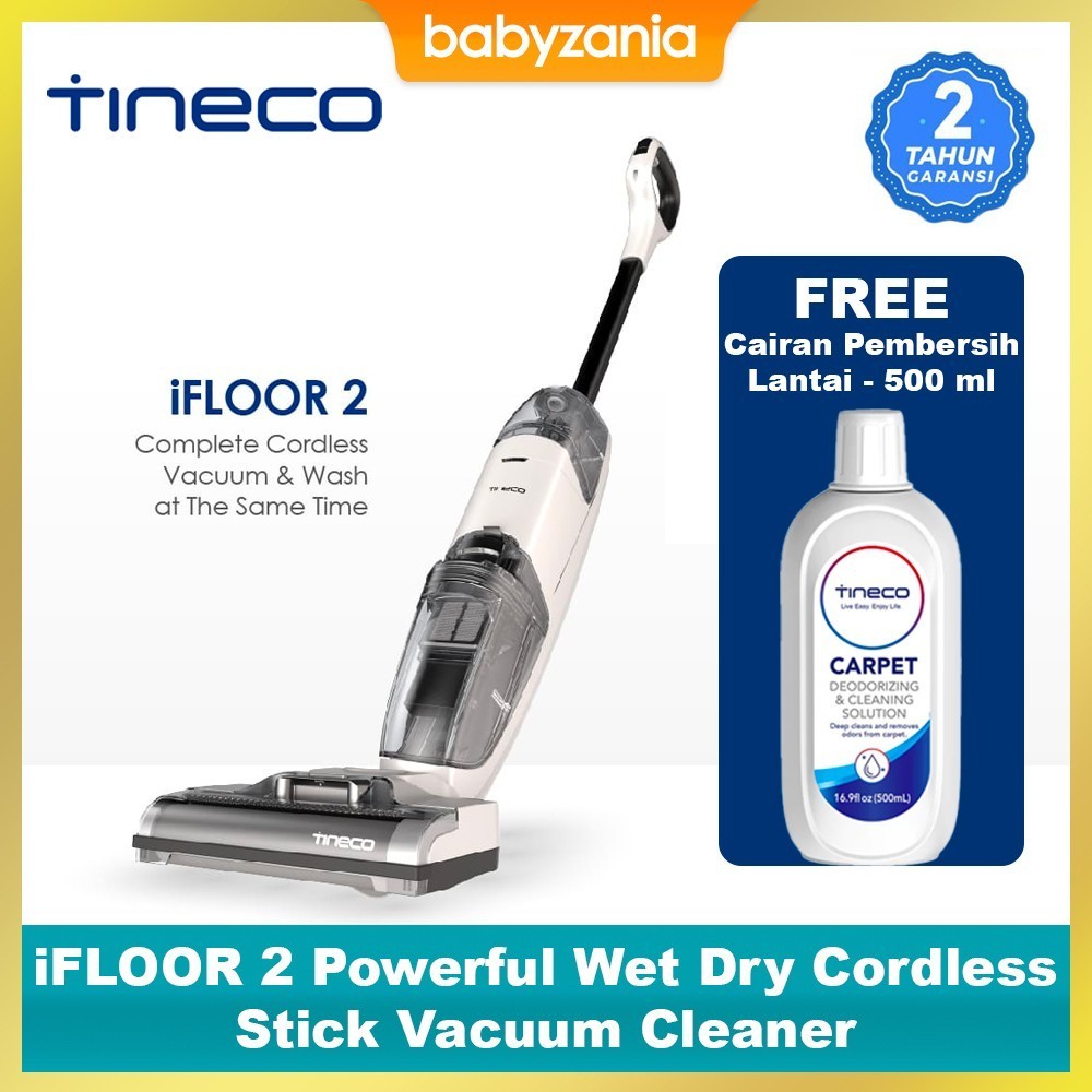 Jual Tineco iFLOOR 2 Powerful Wet Dry Cordless Stick Vacuum Cleaner