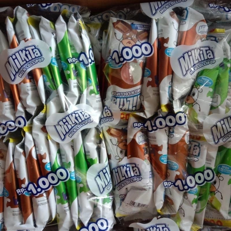 Jual Permen Milkita Lolipop ( 1 pak 30psc/ 3 renteng) | Shopee Indonesia