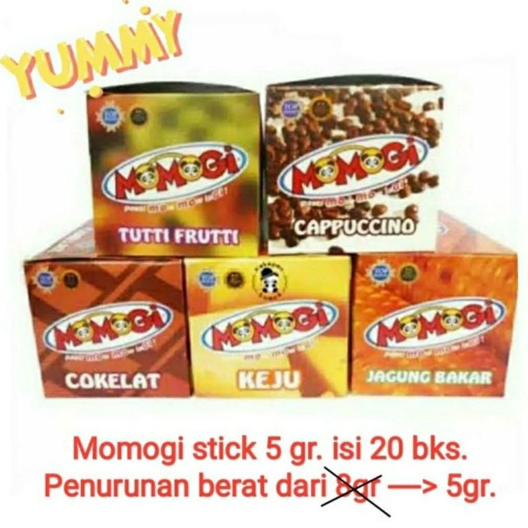 Jual modelTipe VUC777 momogi stick mini pack | isi 20 pcs | Shopee ...