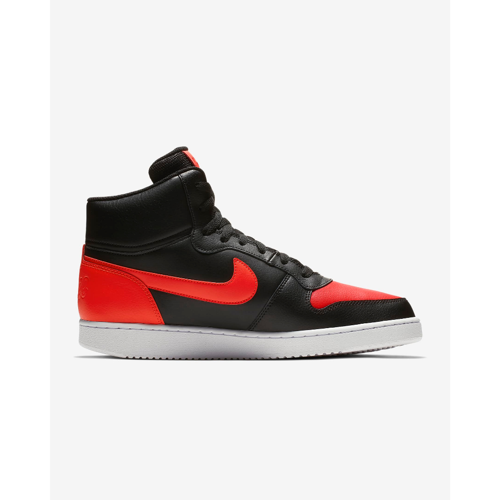 Nike ebernon mid black red sales