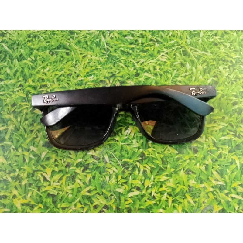 Jual Kaca Mata Hitam Ray-Ban Patah Tapi sudah Di Lem Second | Shopee