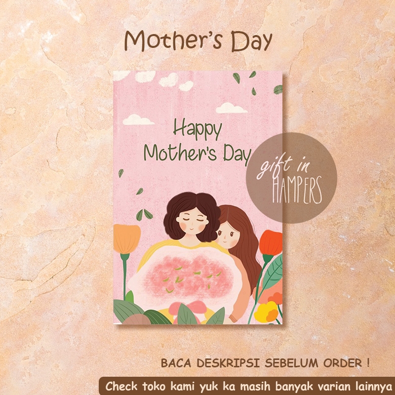 Jual Kartu Ucapan Selamat Hari Ibu Mothers Day Greeting Card Shopee