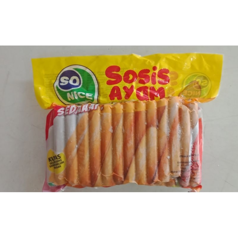 Jual So Nice Sosis Ayam 1kg Shopee Indonesia