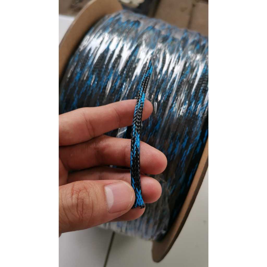 Jual 1Meter 4mm Kabel Pelindung Pet Braided Cable Sleeve Sleeving Cable ...
