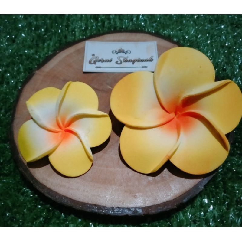 Jual bunga Kamboja spons / bunga Jepun artificial | Shopee Indonesia