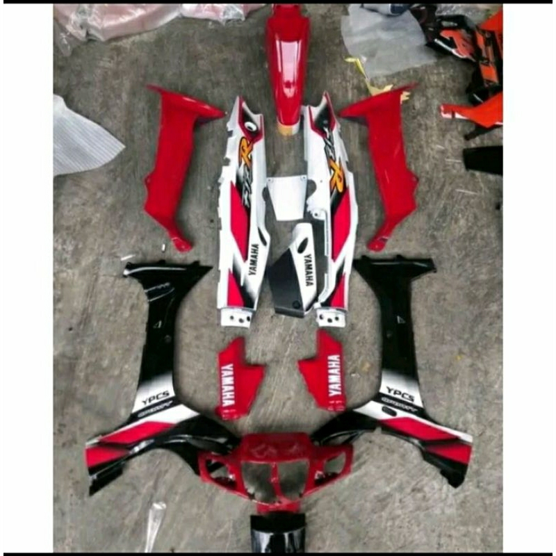 Jual Body fullset Body halus set Fiz r fizr sporty merah putih hitam ...