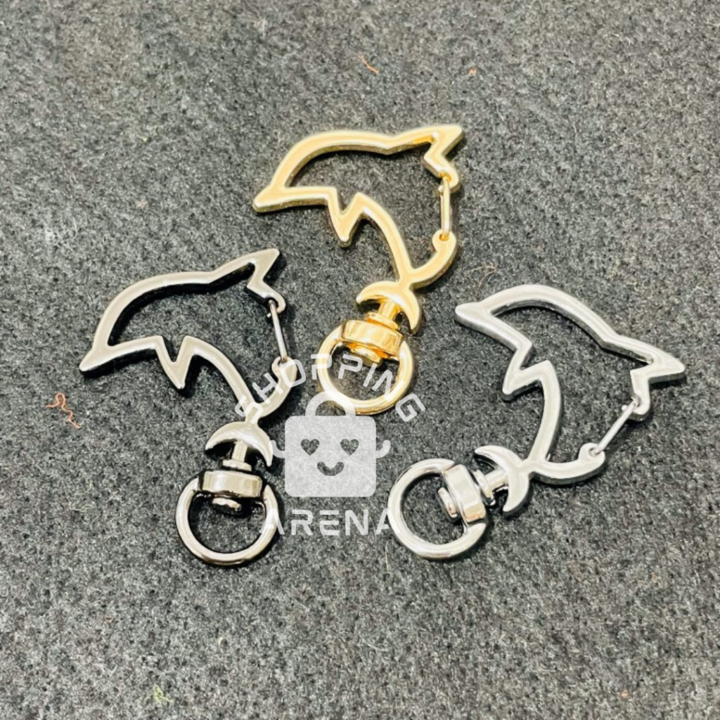 Jual Kait Lumba-lumba Gantungan Kunci Pengait Bentuk Dolphin Carabiner ...