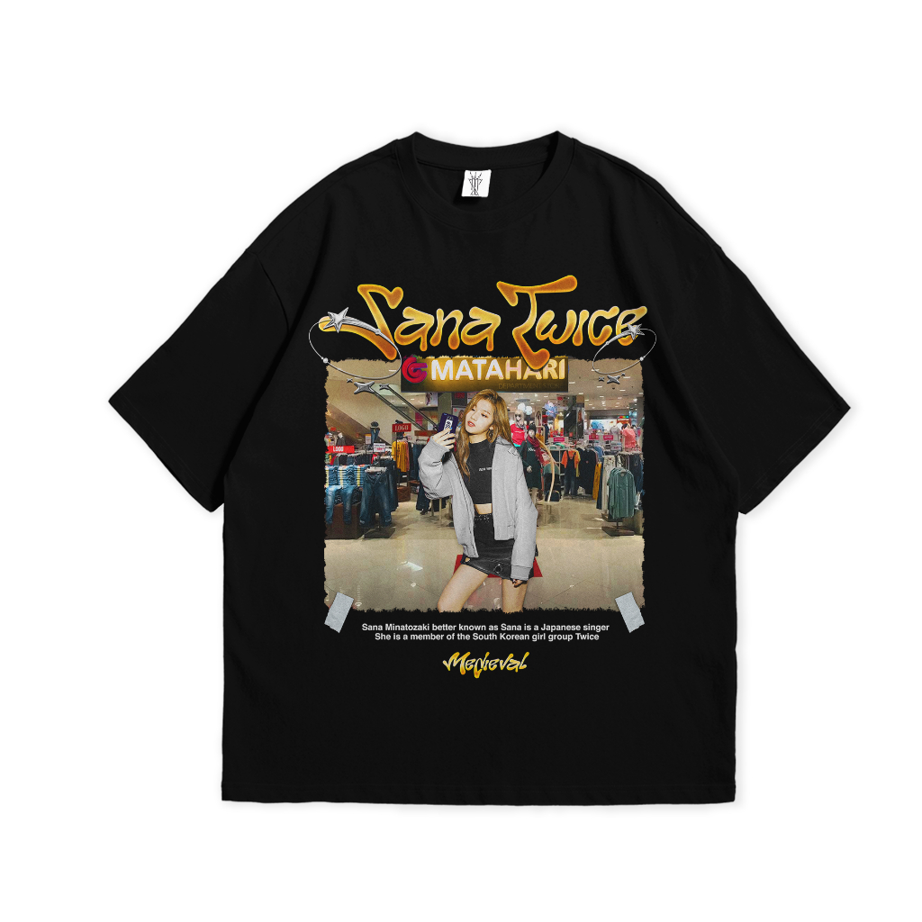Jual KAOS BAJU SANA TWICE MEDIEVAL PLESETAN MATAHARI PARODY PARODI ...