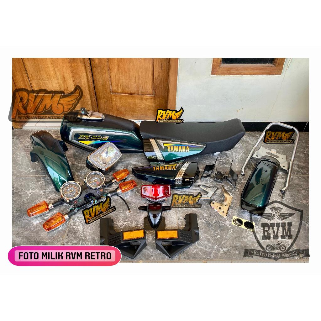 Jual Body Bodi Rx King Paket Fullset RX KING hijau botol dan striping