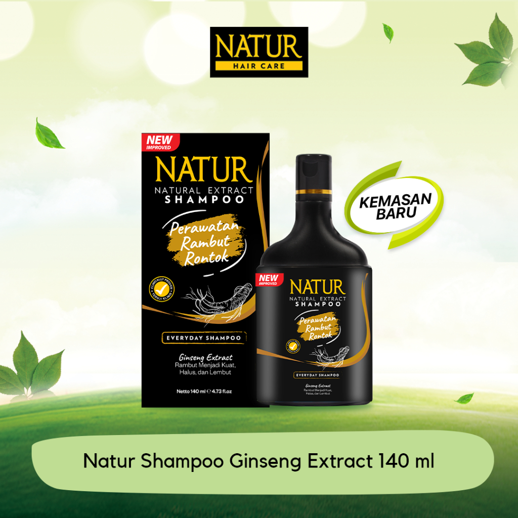 Jual PROMO NATUR Natural Extract Shampoo Ginseng Extract FREE SHAMPOO