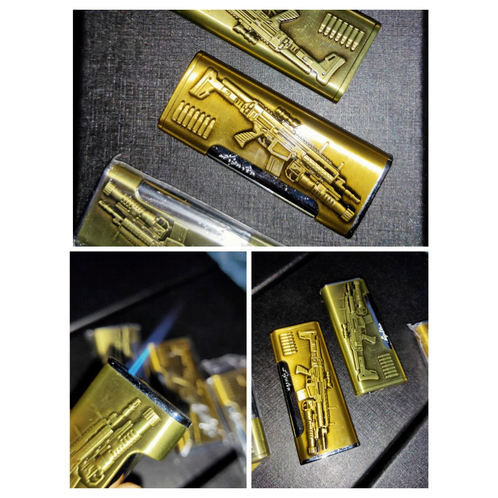 Jual Korek Api logo AK 47 Scar kuningan korek api tactical jenis api ...