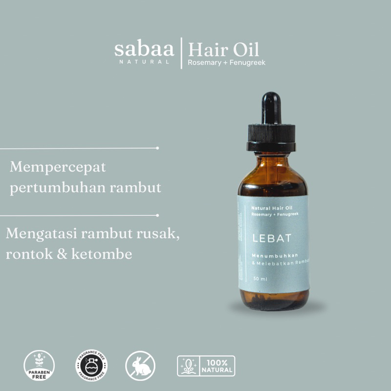 Jual LEBAT hair oil serum penumbuh rambut rontok menumbuhkan