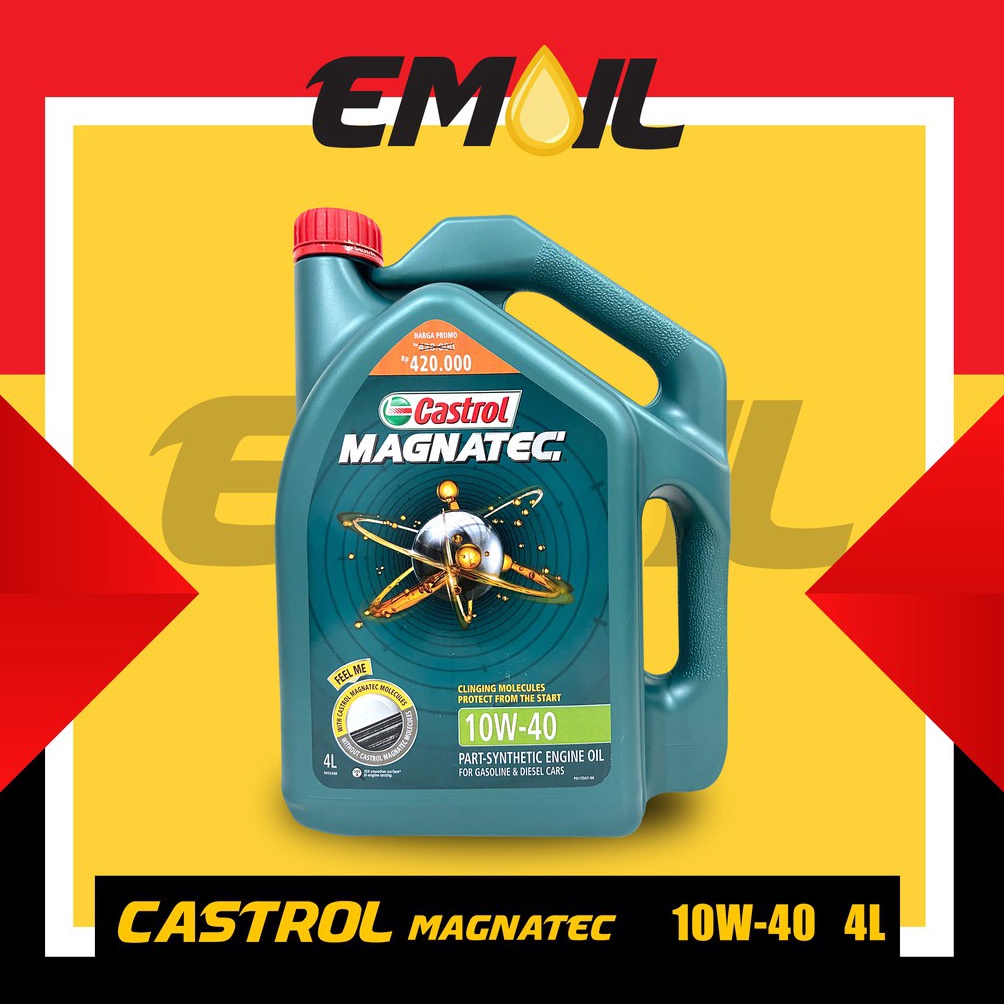 Jual Produk Terkini.. OLI CASTROL MAGNATEC SAE 10W-40 GALON 4 LITER ZCC ...