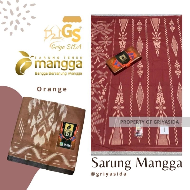 Jual Sarung mangga gold kembang premium sarung | Shopee Indonesia