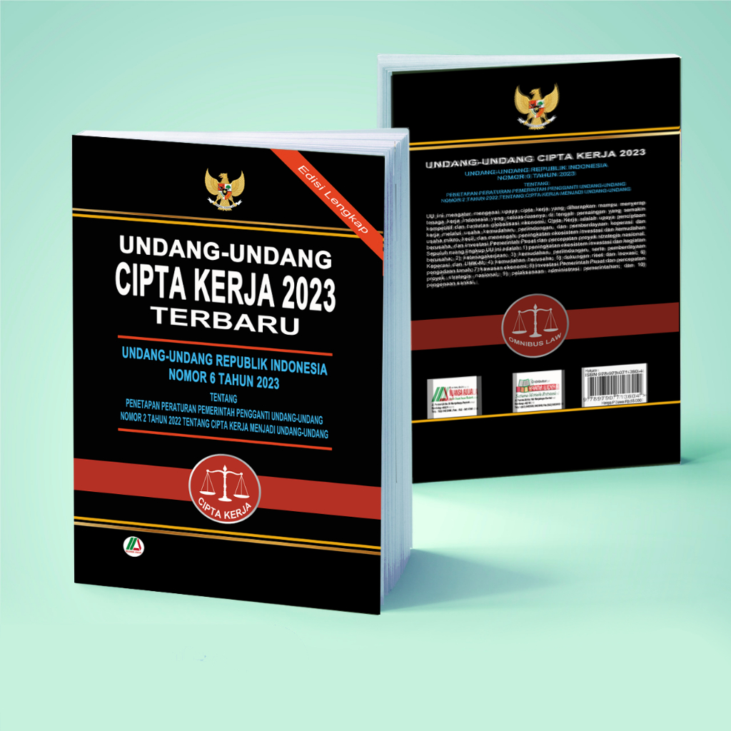 Jual BUKU UNDANG-UNDANG CIPTA KERJA 2023 TERBARU (EDISI LENGKAP ...