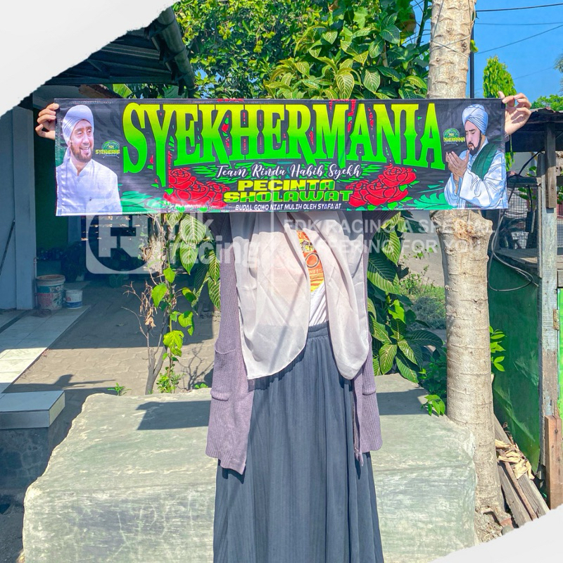 Jual PR0M0 SPANDUK SYEKHERMANIA | SPANDUK SHOLAWAT | BANNER ...