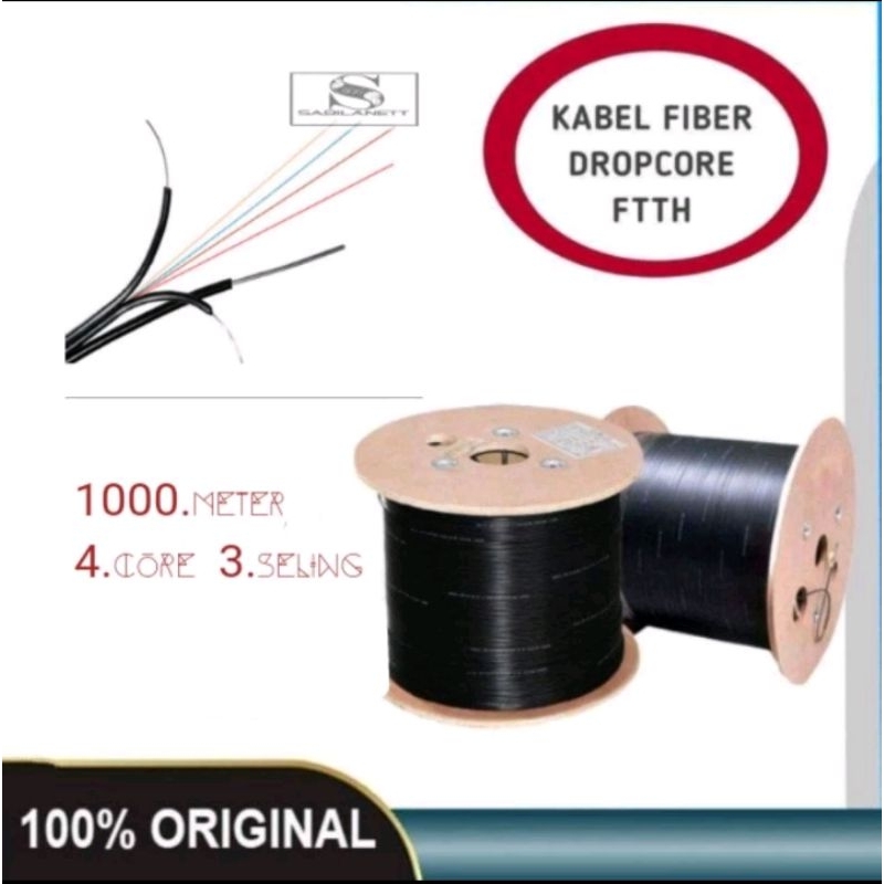 Jual Kabel FO Dropcore 4 Core 3 Seling ( ECERAN) | Shopee Indonesia