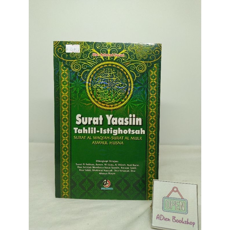 Jual Buku Surat Yasin Tahlil Istighotsah Al Waqiah Al Mulk Asmaul Husna