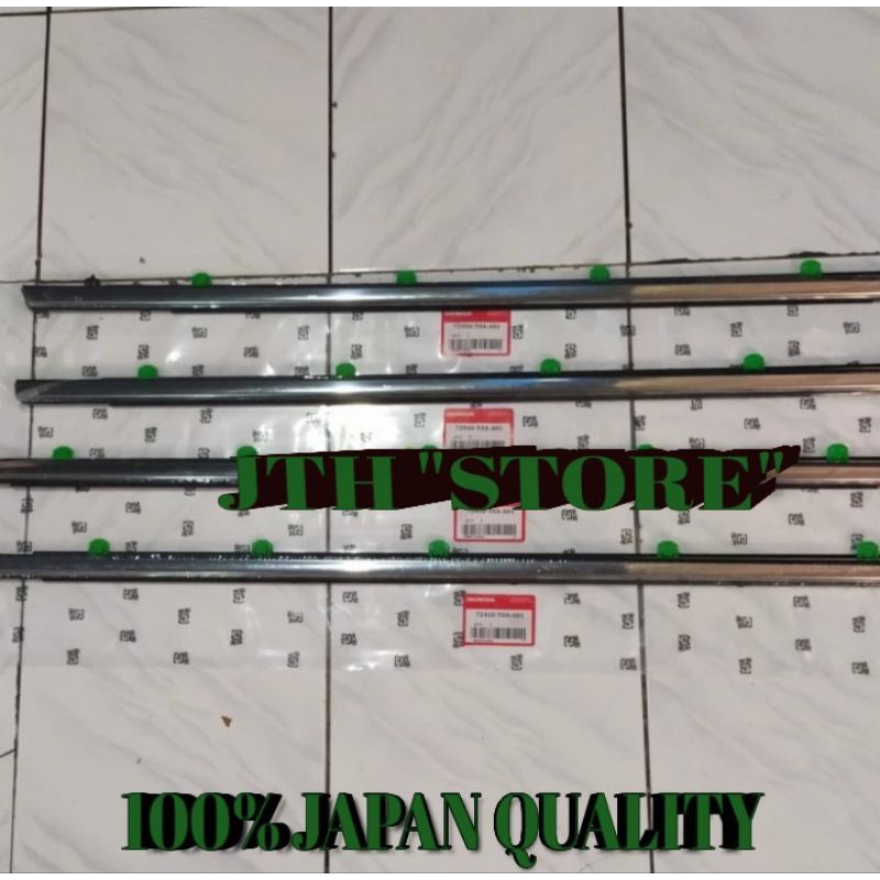 Jual PAKET PELIPIT KACA PINTU LUAR CRV GEN 4 WEATHER STRIP 1SET HONDA