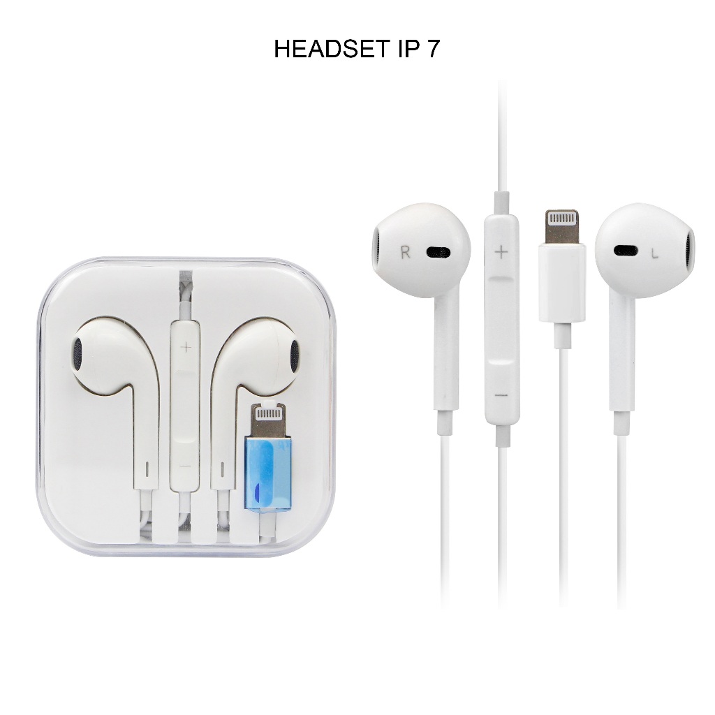 Jual Headset Earpod Handfree apple i-phonee 7 Kualitas Original ...