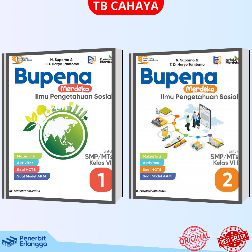 Jual BUKU BUPENA MERDEKA ILMU PENGETAHUAN SOSIAL IPS KELAS 7 8 9 1 2 3 ...