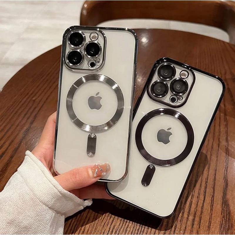 Custodia Trasparente 3D Con Ventosa Per IPhone 16, 15, 14, 13, 12, 11, X, XR, XS, 7, 8 E SE – Antigraffio E Antiscivolo