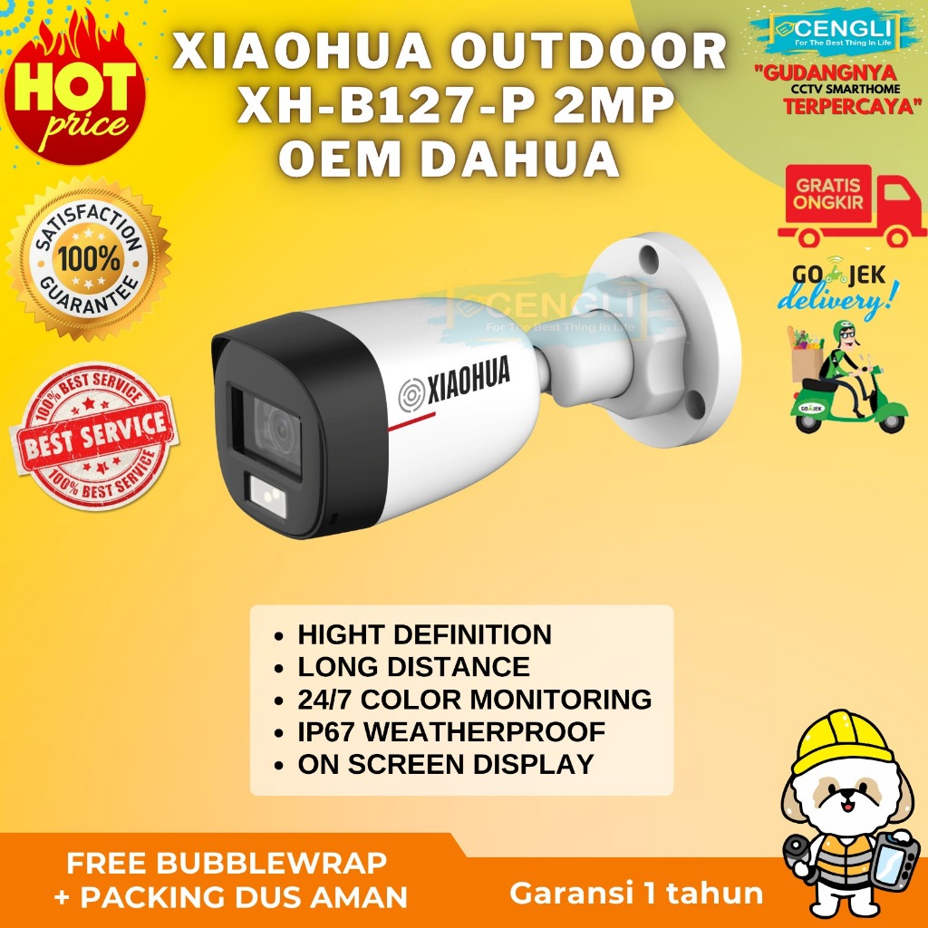 Jual Techma Kamera CCTV Outdoor Full Color TCM A1620FC 2MP Colorvu ...