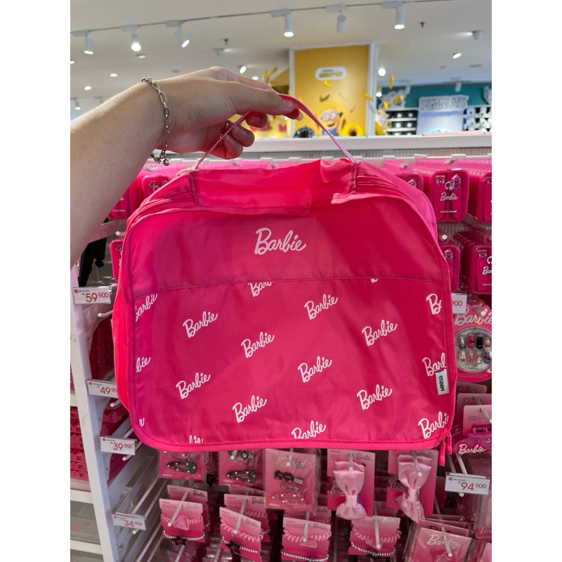 Miniso Barbie Storage Bag MINISO BARBIE COLLECTION BIG ZIPPER