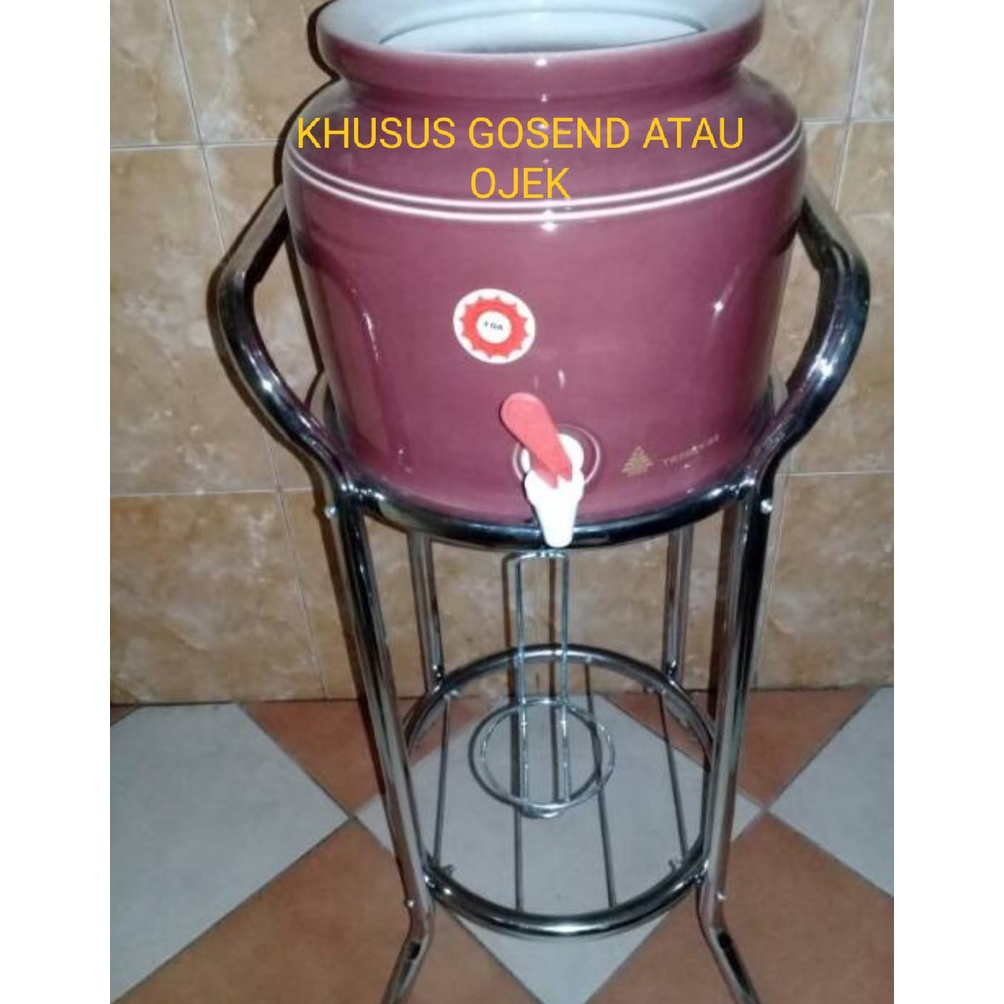 Jual Laris KAKIRAK MEJA DISPENSER GUCI AIR GALON PAKET GUCI HKV