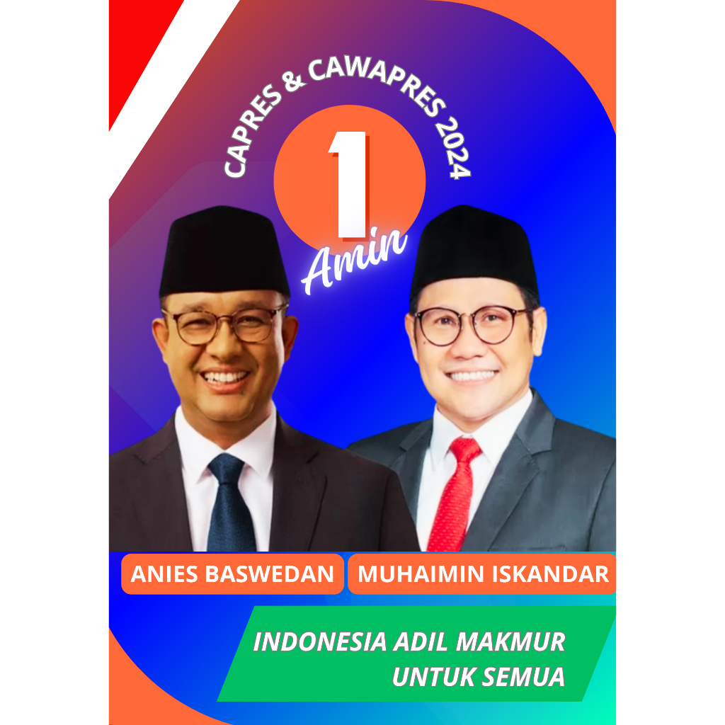 Jual Sticker/Stiker Capres Dan Cawapres 2024 Anies Muhaimin | Shopee ...