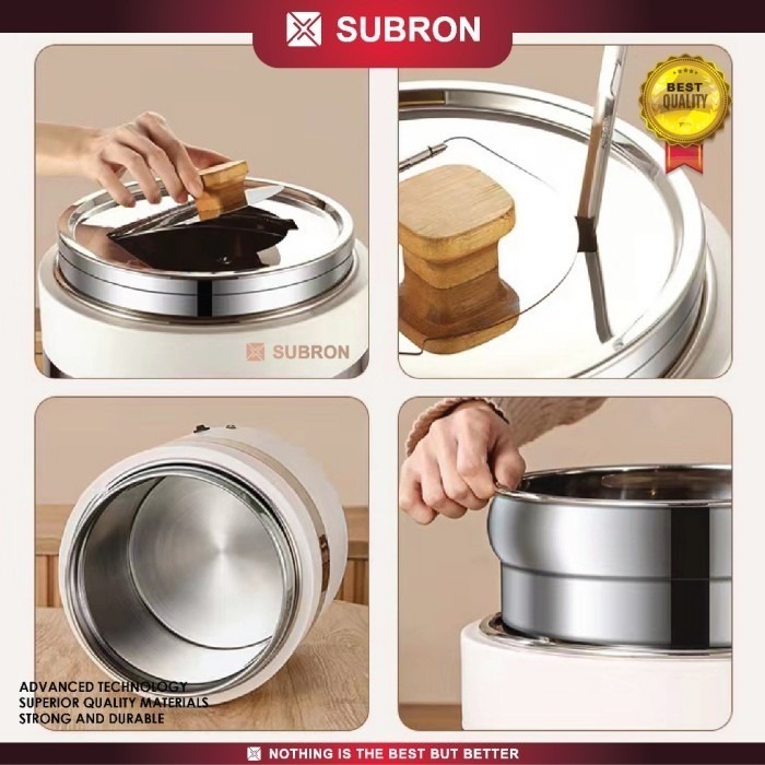 Jual Subron Elektrik Soup Warmer Stainless Steel 11 Ltr Penghangat Kuah ...