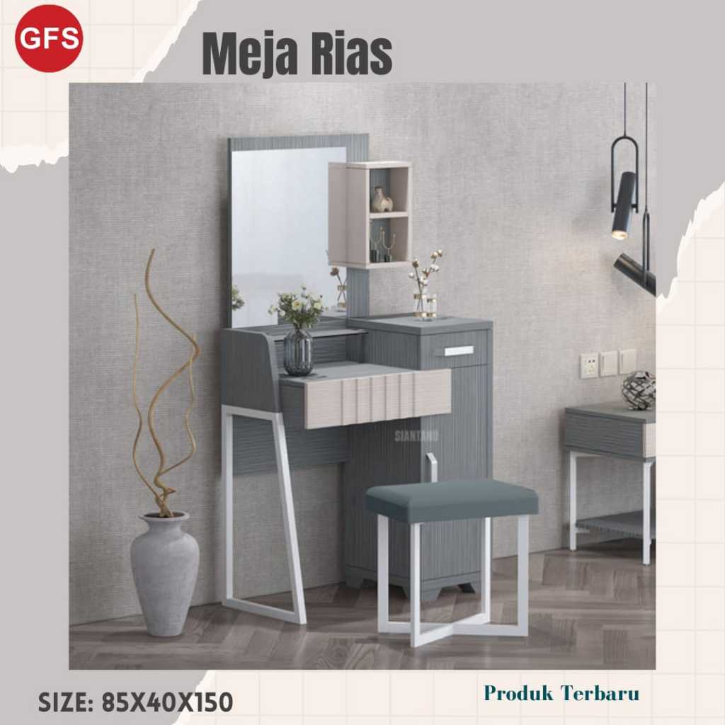 Jual MEJA RIAS MINIMALIS CERMIN KOTAK | Shopee Indonesia