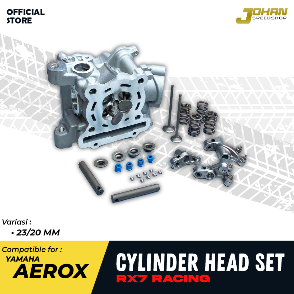 Jual Head Rx7 Racing Aerox Nmax New Lexy 23 20mm Johan Garage | Shopee ...
