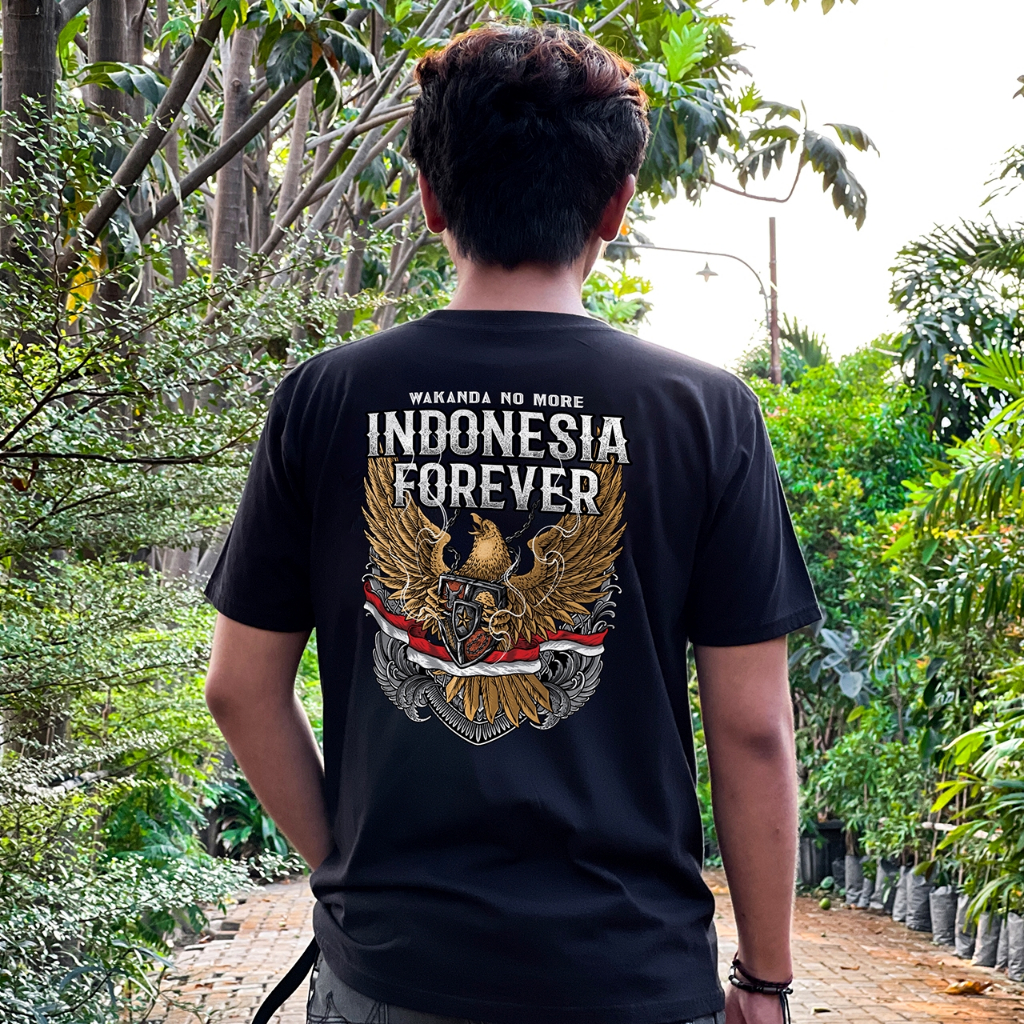 Jual Cocol Store - Kaos Wakanda No More Indonesia Forever - Bahan Katun ...