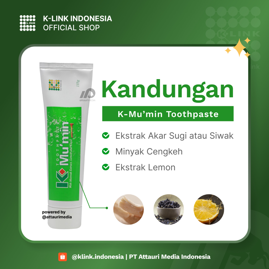 Jual Pasta Gigi K-Mu'min Toothpaste Original 135 gr K Mu Min Mukmin ...