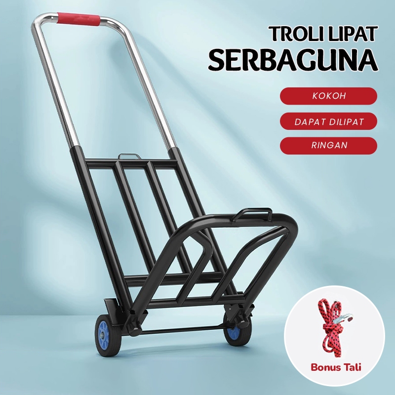 Jual Free Tali Troli Barang Lipat Kg Hand Truck Folding Cart