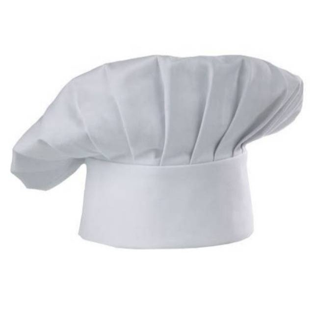Jual Topi Koki Model Jamur Masterchef Topi Masak Bahan American Drill ...
