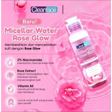 OliveShop Cleanface Micellar Water 3in1 Clean Face Normal Oily Skin 100ml 250ml